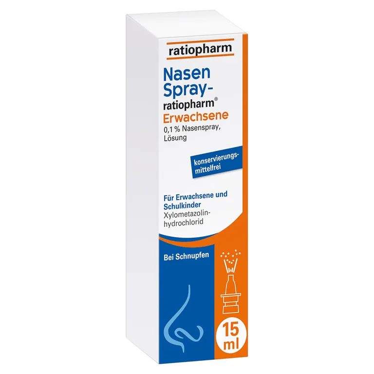 Shopapotheke Nasenspray-ratiopharm Erwachsene - Bei Schnupfen