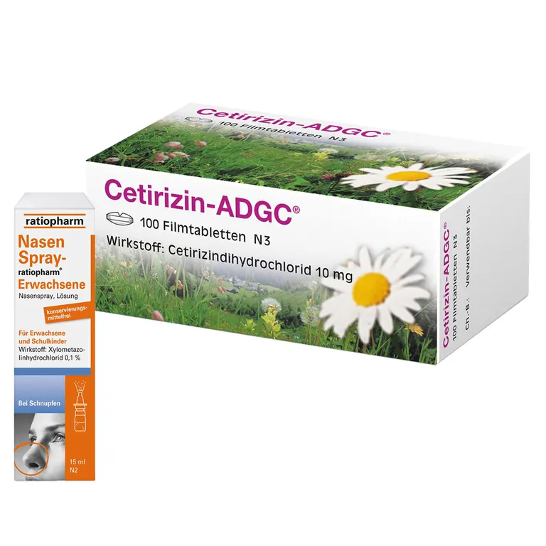 shopapotheke Nasenspray-ratiopharm® Erwachsene + Cetirizin-ADGC® Filmtabletten