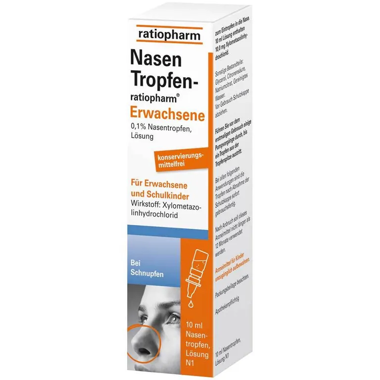 Shopapotheke NasenTropfen-ratiopharm® Erwachsene Konservierungsmittelfrei