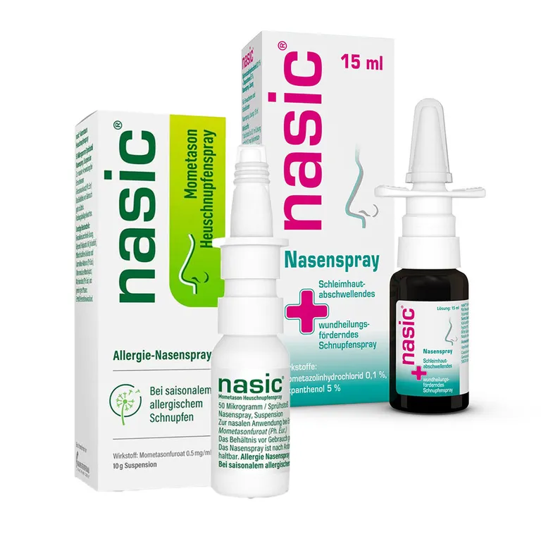 shopapotheke nasic® Nasenspray + nasic® Mometason Heuschnupfenspray 18g