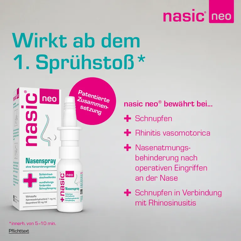 Shopapotheke Nasic® Neo - Jetzt 10% Mit Dem Code Klosterfrau2025 Sparen*