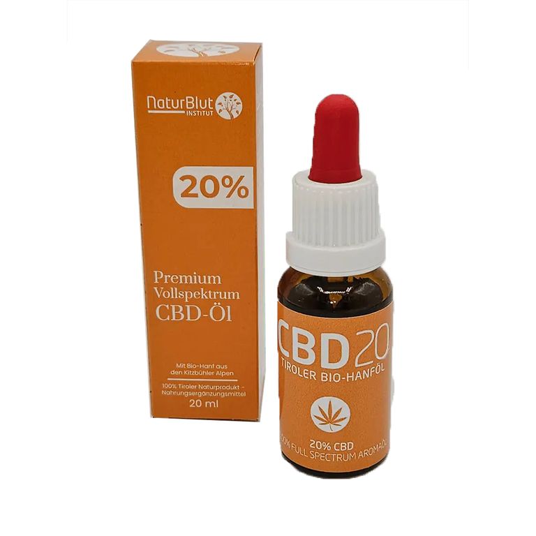 shopapotheke NaturBlut Premium BIO CBD Öl 20% - Mit Hanf aus den Kitzbüheler Alpen