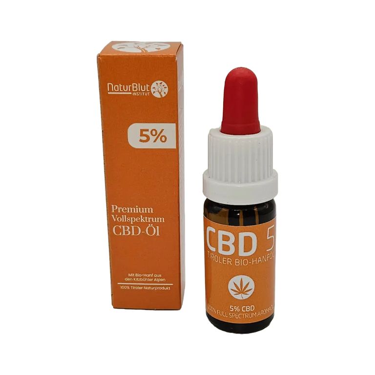 shopapotheke NaturBlut Premium BIO CBD Öl 5% - Mit Hanf aus den Kitzbüheler Alpen