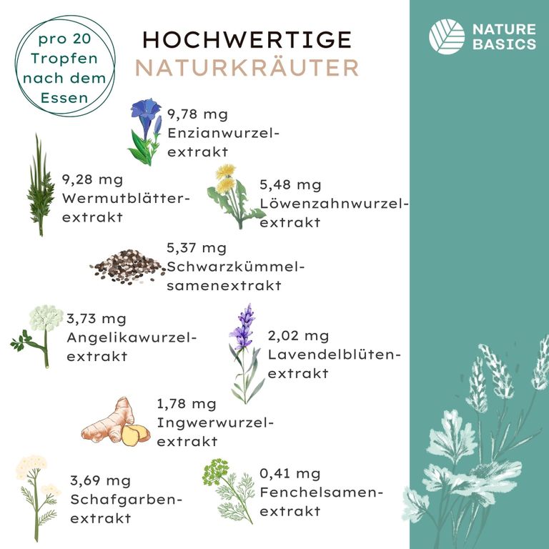 Shopapotheke NATURE BASICS® - Bittertropfen Natürlich Ohne Alkohol