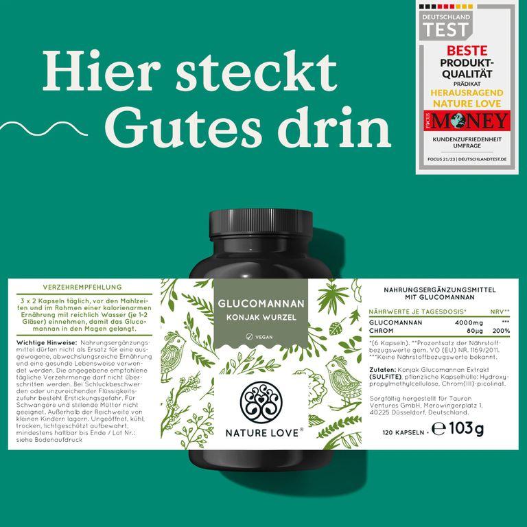 Shopapotheke NATURE LOVE® Glucomannan Aus Der Konjak-Wurzel