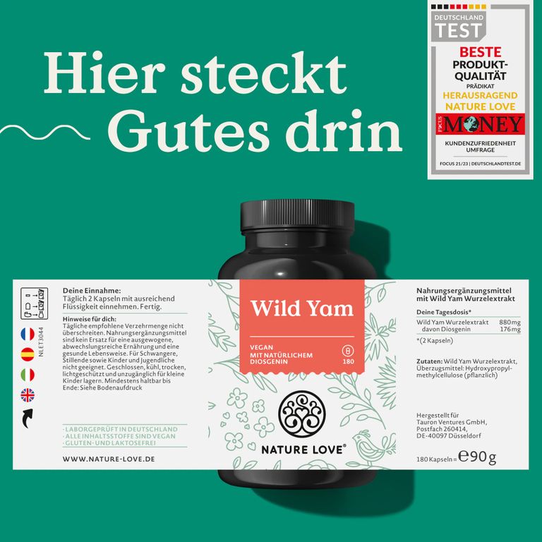 Shopapotheke NATURE LOVE® Mexican Wild Yam Extrakt