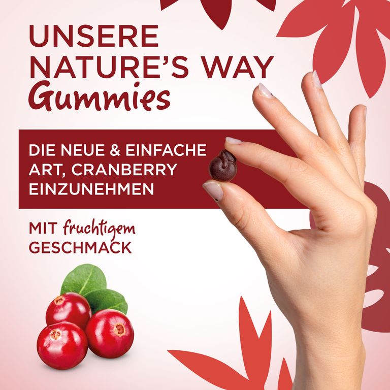 shopapotheke Nature's Way Cranberry Komplex Gummies - mit Vitamin C & D-Mannose - Immunsystem stärken mit Vit. C