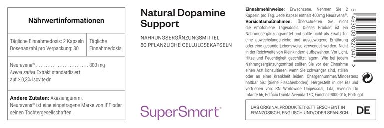 Shopapotheke Natürliche Dopamin-Unterstützung - SuperSmart