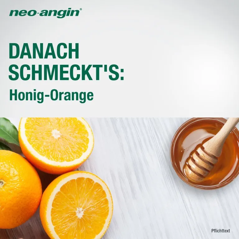 Shopapotheke Neo-angin Benzydamin Gegen Akute Halsschmerzen - Honig-Orangengeschmack - Zuckerfrei