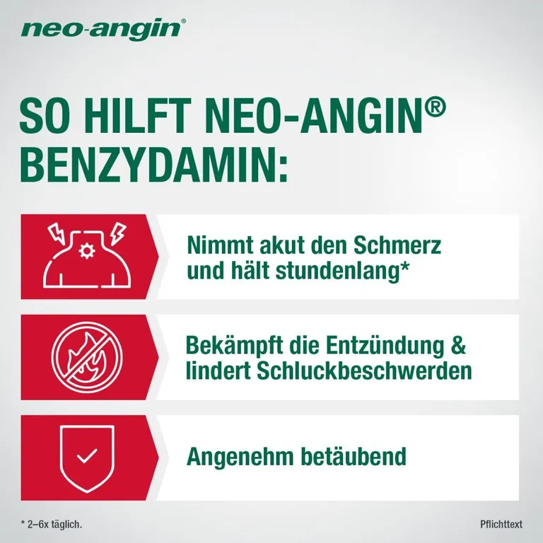 Shopapotheke Neo-angin Benzydamin Spray Gegen Akute Halsschmerzen - Zuckerfrei