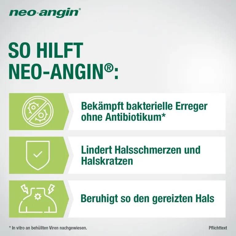 Shopapotheke Neo-angin Halstabletten Kirsche Zuckerfrei - Bei Beginnenden Lästigen Halsschmerzen