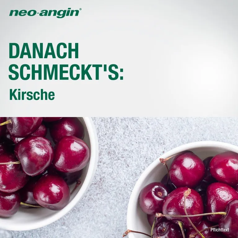 Shopapotheke Neo-angin Halstabletten Kirsche Zuckerfrei - Bei Beginnenden Lästigen Halsschmerzen
