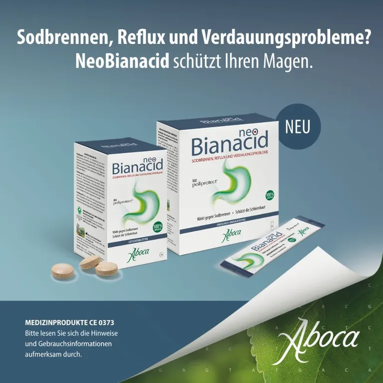 Shopapotheke NeoBianacid Lutschtabletten Gegen Sodbrennen Reflux Verdauungsprobleme Minzgeschmack