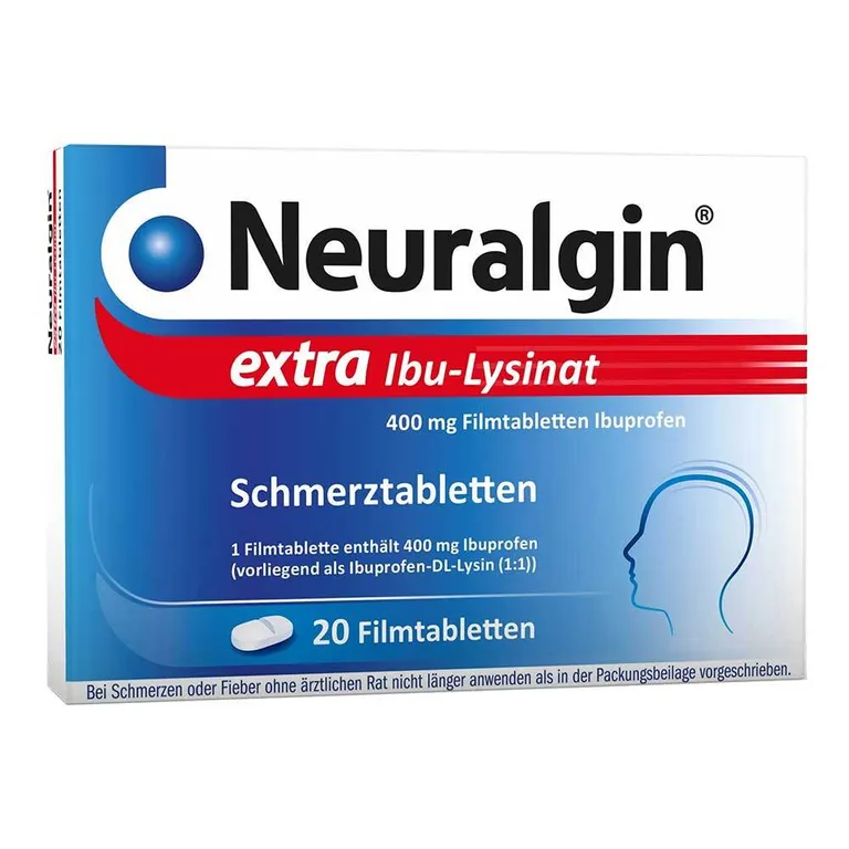 shopapotheke Neuralgin® extra Ibu Lysinat Filmtabletten