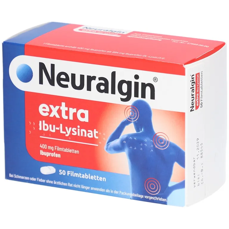 shopapotheke Neuralgin® extra Ibu Lysinat Filmtabletten