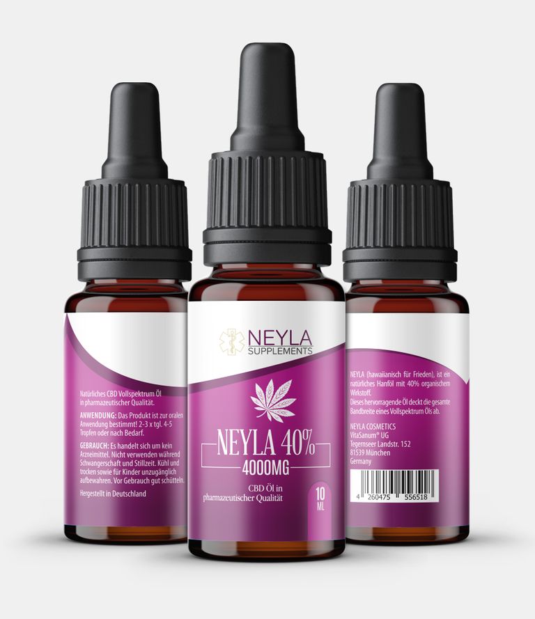Shopapotheke Neyla Cosmetics - Vollspektrum CBD Öl 40%