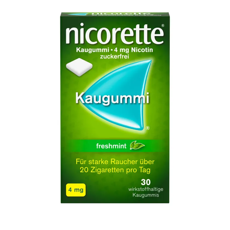 shopapotheke nicorette 4 mg Nikotinkaugummi freshmint zum Rauchen aufhören