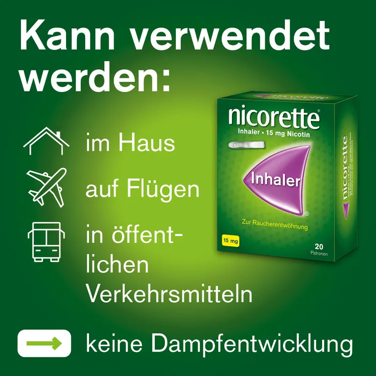 Shopapotheke Nicorette Inhaler Mit 15 Mg Nikotin Zum Rauchen Aufhören