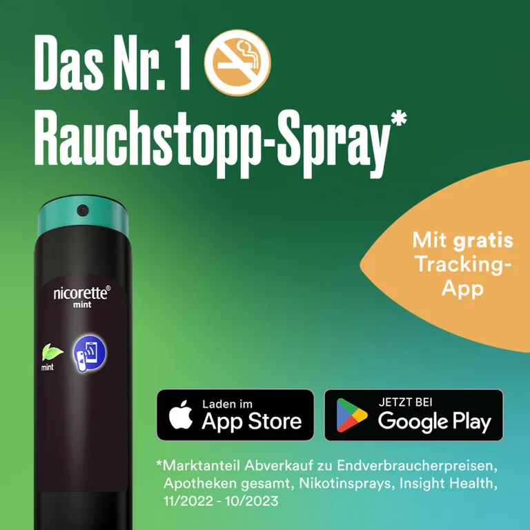 Shopapotheke Nicorette Mint Spray Zum Rauchen Aufhören Mit App-Funktion