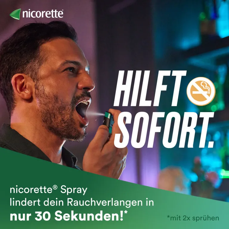 Shopapotheke Nicorette Mint Spray Zum Rauchen Aufhören Mit App-Funktion