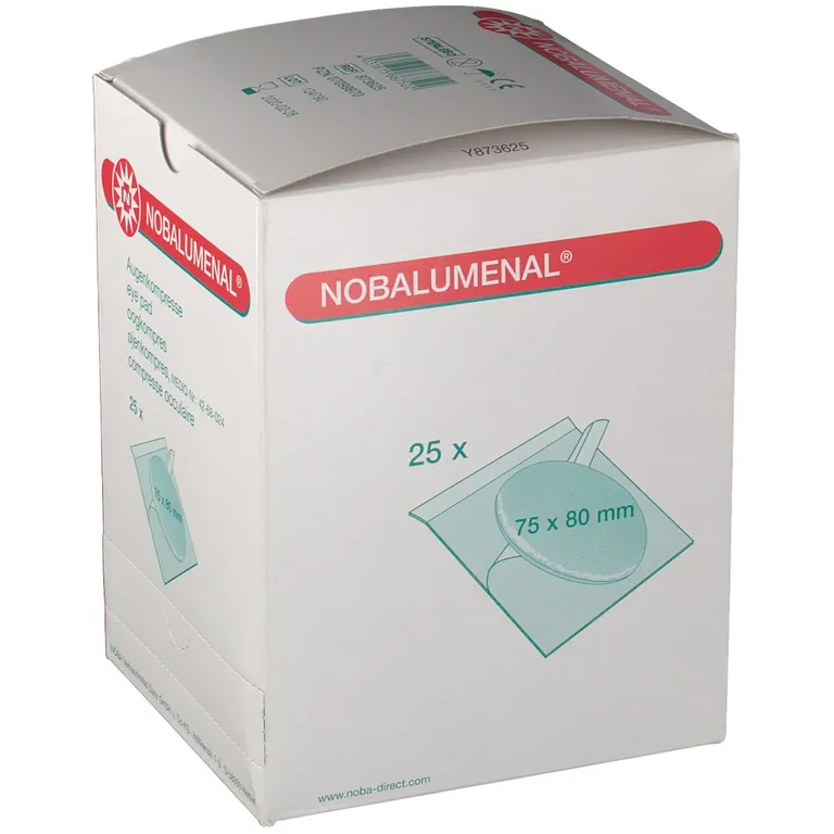 Shopapotheke NOBALUMENAL® Augenkompressen Steril 75 Mm X 80 Mm