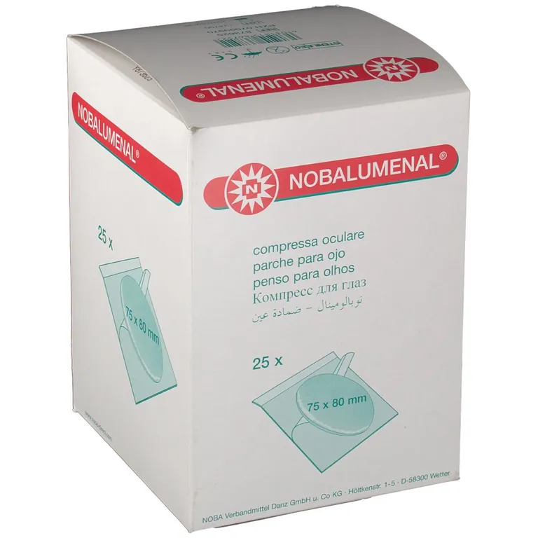 Shopapotheke NOBALUMENAL® Augenkompressen Steril 75 Mm X 80 Mm