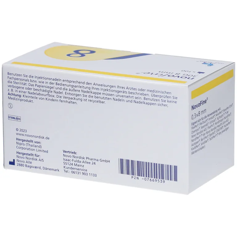 Shopapotheke NovoFine® 8mm 30g TW Injektionsnadeln