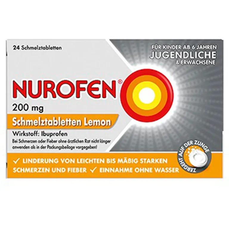 shopapotheke NUROFEN® 200 mg Schmelztabletten Lemon