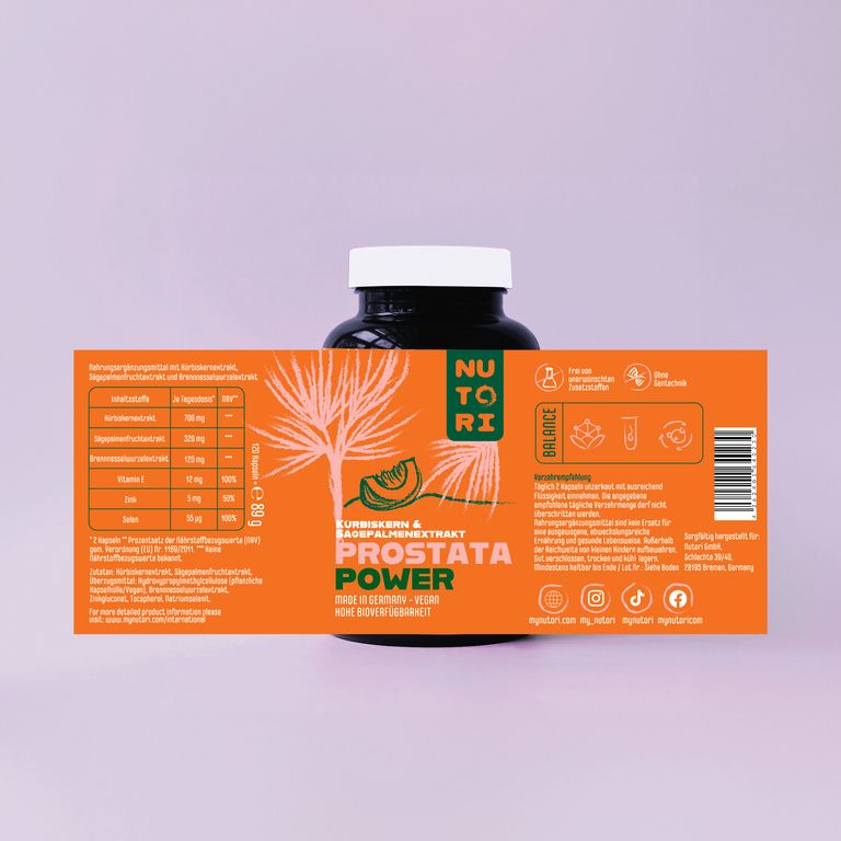Shopapotheke Nutori - PROSTATA POWER - Für Prostata Und Blasenfunktion