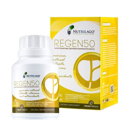 shopapotheke Nutrilago® REGEN50 - PROSTATA UND BLASE Premium Komplex-Reich an Beta-Sitosterol uvm