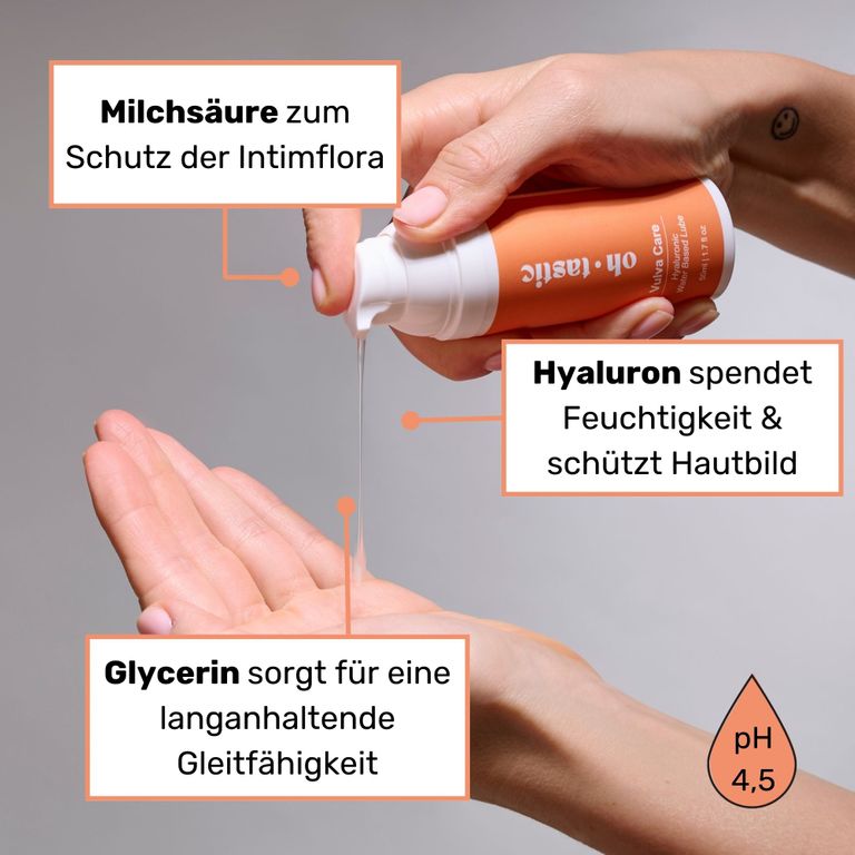 Shopapotheke Ohtastic Natürliches Sensitiv Gleitgel Mit Hyaluron