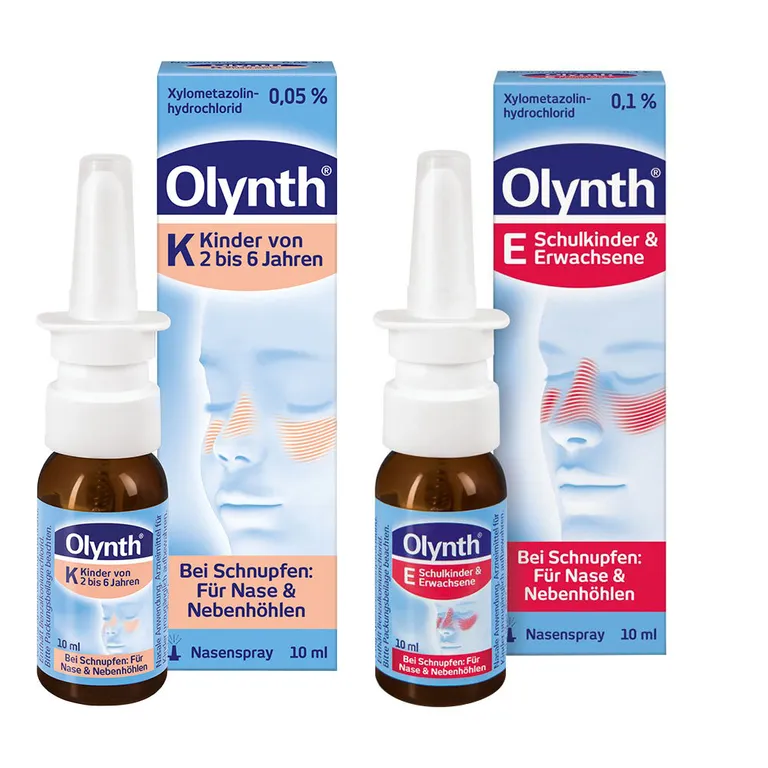 shopapotheke Olynth 0 1% Schnupfen Dosierspray + Olynth® K 0 05 % Schnupfen Dosierspray für Kinder