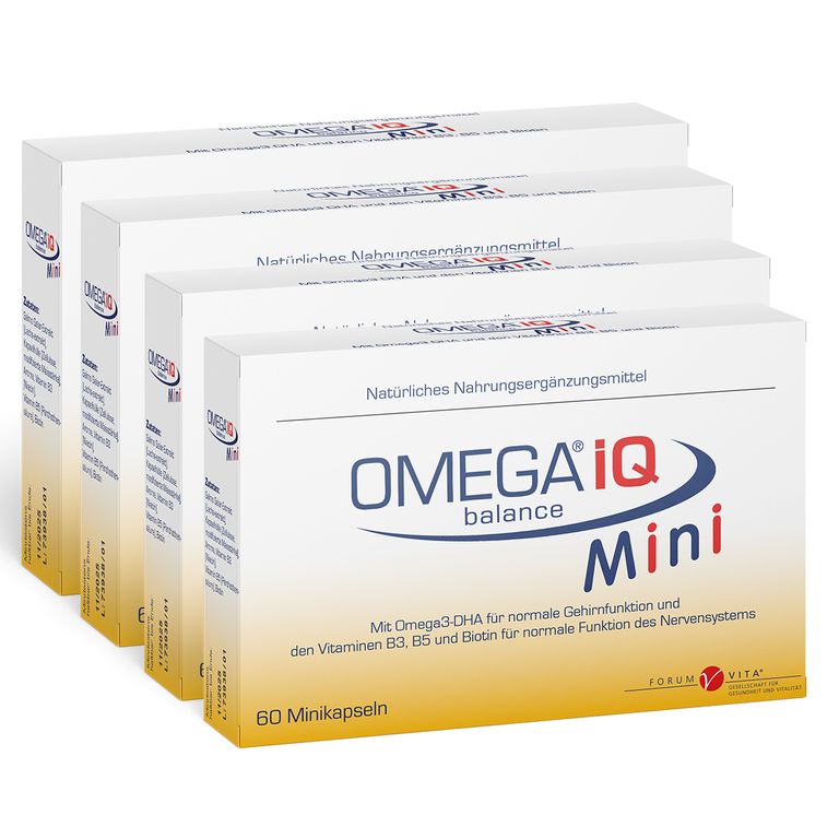 shopapotheke Omega IQ Mini - Omega3 Fettsäuren DHA und EPA in Phospholipid Form