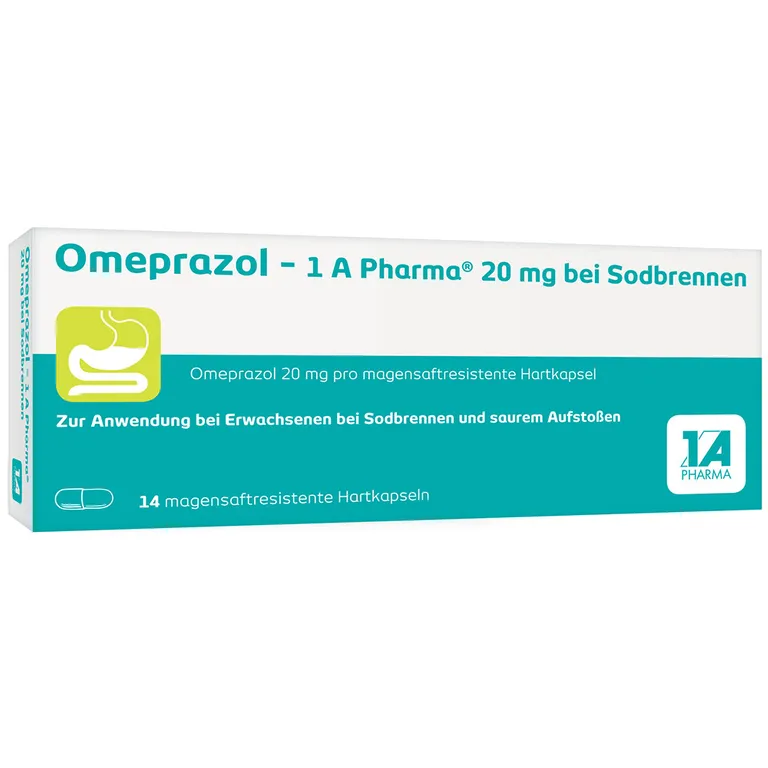 shopapotheke Omeprazol - 1 A Pharma® 20 mg bei Sodbrennen