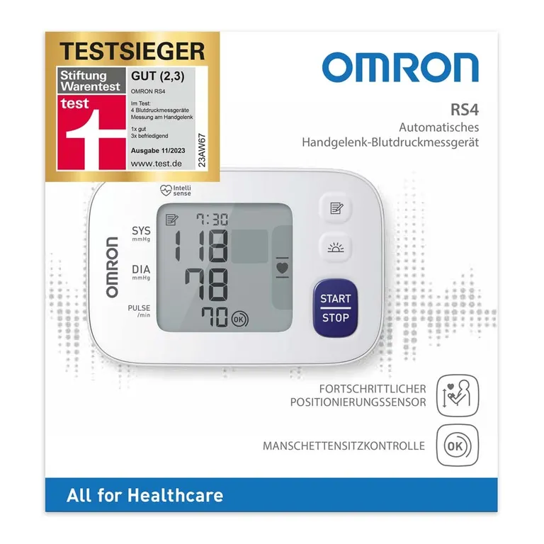 Shopapotheke OMRON RS4 Handgelenk-Blutdruckmessgerät