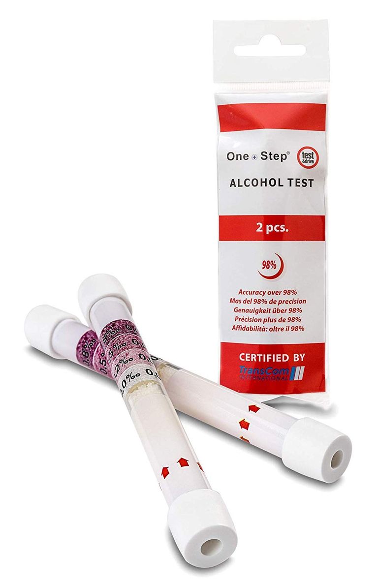 shopapotheke One+Step Alkoholtester für Deutschland und Europa mit 4 Messbereichen - Einweg Alkoholmessgerät