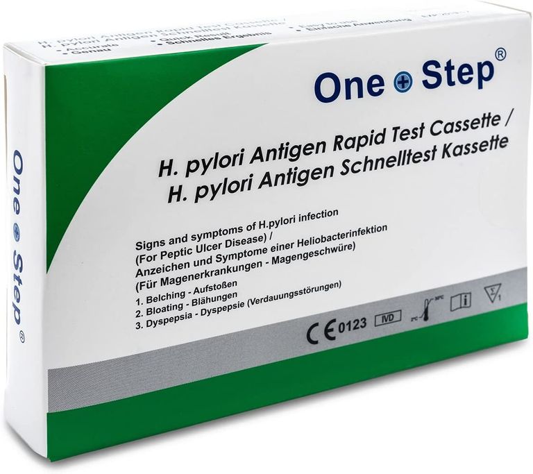 Shopapotheke One+Step Helicobacter Pylori Magenkeim Test (Stuhl) Schnelltestkassette - Selbsttest Für Zuhause