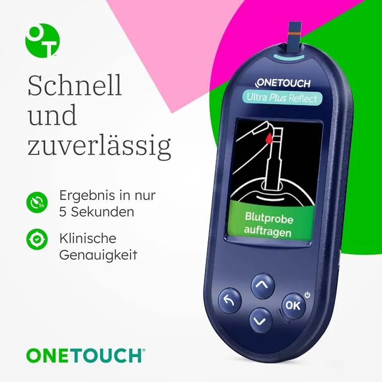 Shopapotheke OneTouch Ultra Plus Reflect® Blutzucker-Messgerät Set Mg/dl