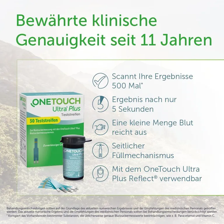 Shopapotheke OneTouch Ultra® Plus Blutzuckerteststreifen Zur Blutzucker-Messung Bei Diabetes (Zucker-Krankheit)