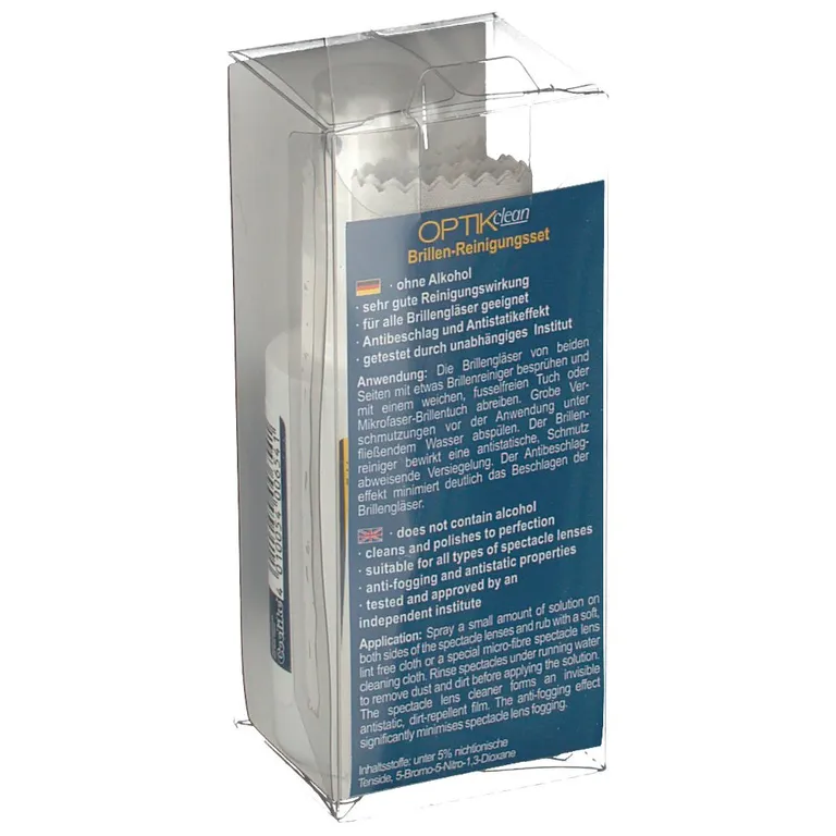 Shopapotheke OPTIKclean Brillen-Reinigungsset Mikrofasertuch + Flüssigreiniger
