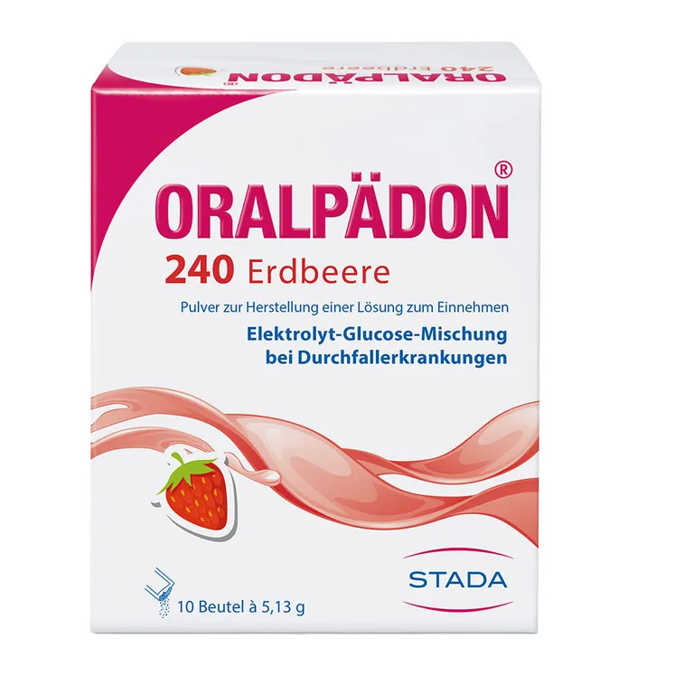 shopapotheke Oralpädon® 240 Erdbeere Elektrolytepulver