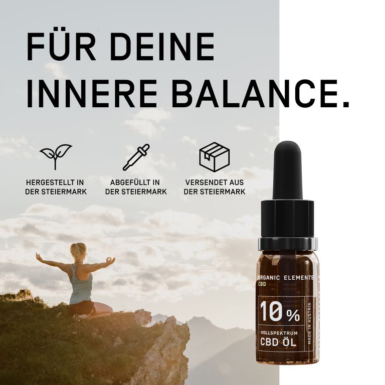 Shopapotheke ORGANIC ELEMENTS Vollspektrum CBD Öl 10%
