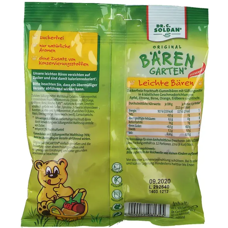 Shopapotheke Original Bärengarten® Fruchtsaft-Bären Zuckerfrei