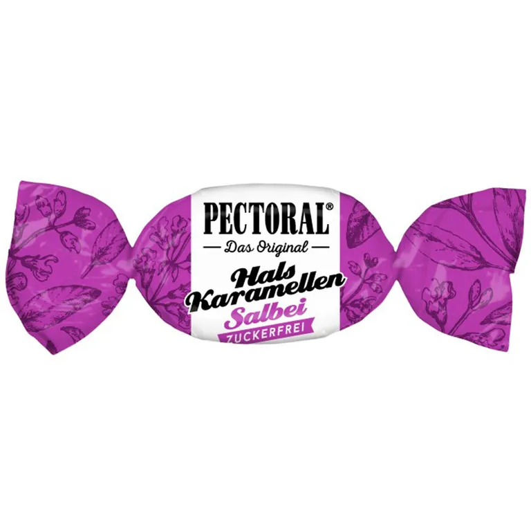 Shopapotheke Original PECTORAL® Hals-Karamellen Salbei Zuckerfrei