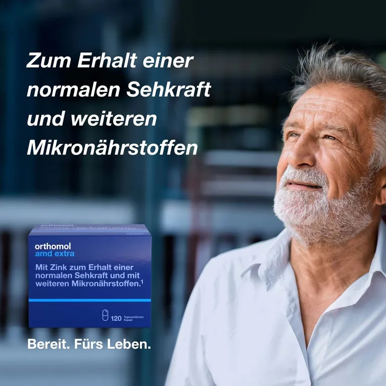 Shopapotheke Orthomol AMD Extra - Mikronährstoffe Für Den Erhalt Normaler Sehkraft - Mit Zink Lutein Und Zeaxanthin - Kapseln