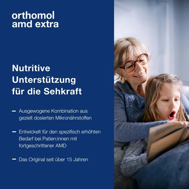 Shopapotheke Orthomol AMD Extra - Mikronährstoffe Für Den Erhalt Normaler Sehkraft - Mit Zink Lutein Und Zeaxanthin - Kapseln