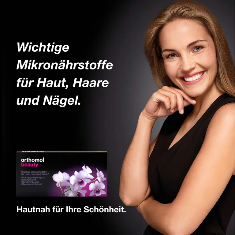 Shopapotheke Orthomol Beauty Für Frauen - Für Haut Haare Und Nägel Mit Hyaluronsäure Kollagen Und Coenzym Q10 - Trinkampullen