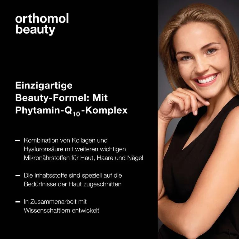 Shopapotheke Orthomol Beauty Für Frauen - Für Haut Haare Und Nägel Mit Hyaluronsäure Kollagen Und Coenzym Q10 - Trinkampullen