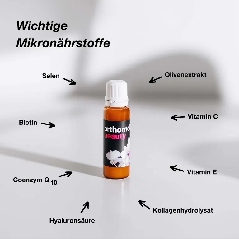 Shopapotheke Orthomol Beauty Für Frauen - Für Haut Haare Und Nägel Mit Hyaluronsäure Kollagen Und Coenzym Q10 - Trinkampullen