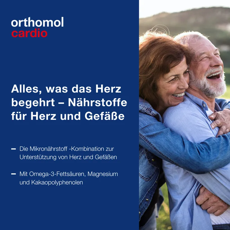 Shopapotheke Orthomol Cardio - Unterstützt Die Normale Herzfunktion Mit Magnesium Omega-3-Fettsäure Vitamin D - Granulat/Tabletten/Kapseln